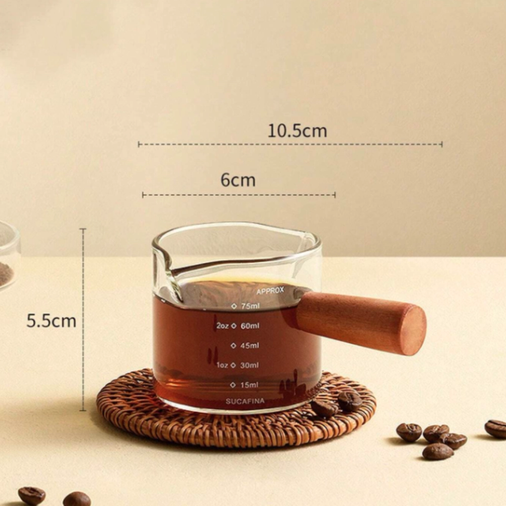 Taza medidora de vidrio con graduaciones - Imagen 3